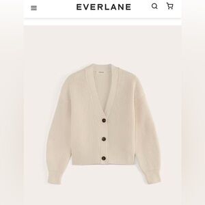 Everlane boxy cotton cardigans